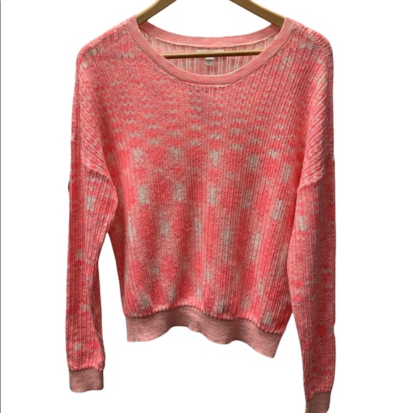 New! Nordstrom Abound drop shoulder knit Pullover Sweater Pink dye, size XL - Picture 1 of 5